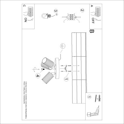 Brilagi - LED Bodové svítidlo CRESTO 3xGU10/10W/230V černá