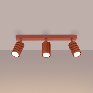 Brilagi - LED Bodové svítidlo CRESTO 3xGU10/10W/230V červená