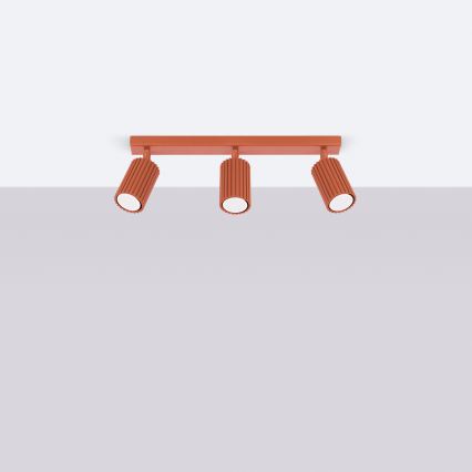 Brilagi - LED Bodové svítidlo CRESTO 3xGU10/10W/230V červená