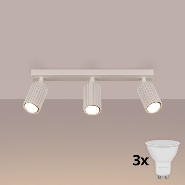 Brilagi - LED Bodové svítidlo CRESTO 3xGU10/10W/230V krémová