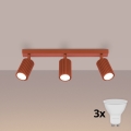 BRILAGI - LED Bodové svítidlo CRESTO 3xGU10/10W/230V oranžová