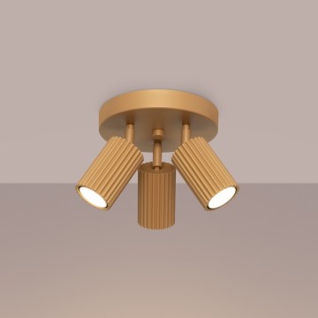 Brilagi - LED Bodové svítidlo CRESTO 3xGU10/10W/230V zlatá