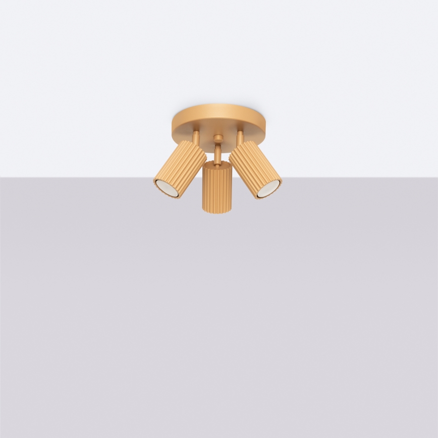 Brilagi - LED Bodové svítidlo CRESTO 3xGU10/10W/230V zlatá