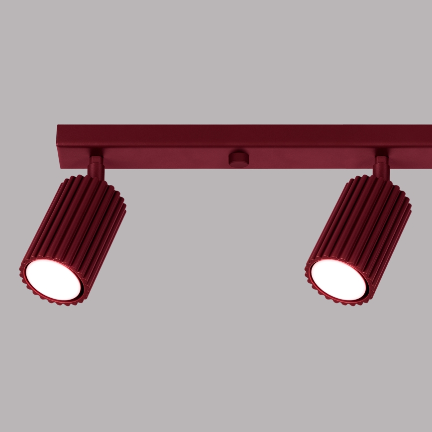 Brilagi - LED Bodové svítidlo CRESTO 4xGU10/10W/230V burgundy