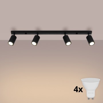 Brilagi - LED Bodové svítidlo CRESTO 4xGU10/10W/230V černá