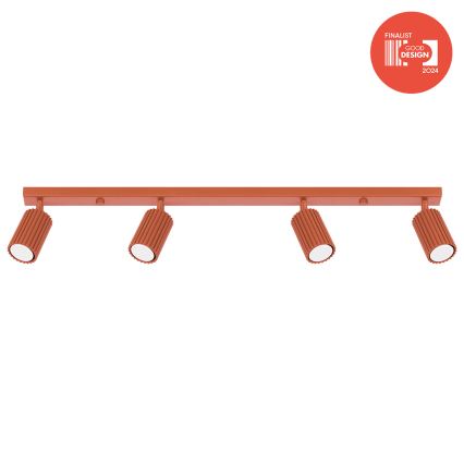 Brilagi - LED Bodové svítidlo CRESTO 4xGU10/10W/230V červená