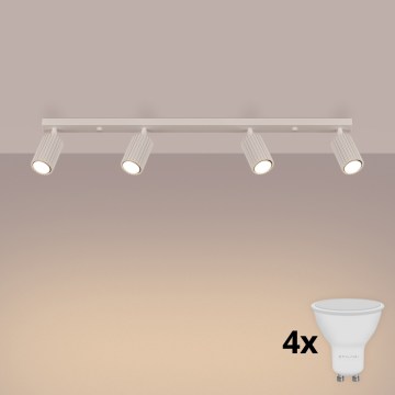 Brilagi - LED Bodové svítidlo CRESTO 4xGU10/10W/230V krémová
