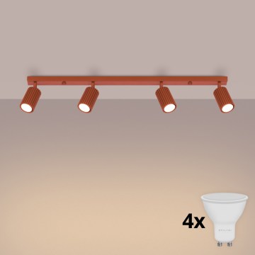 BRILAGI - LED Bodové svítidlo CRESTO 4xGU10/10W/230V oranžová