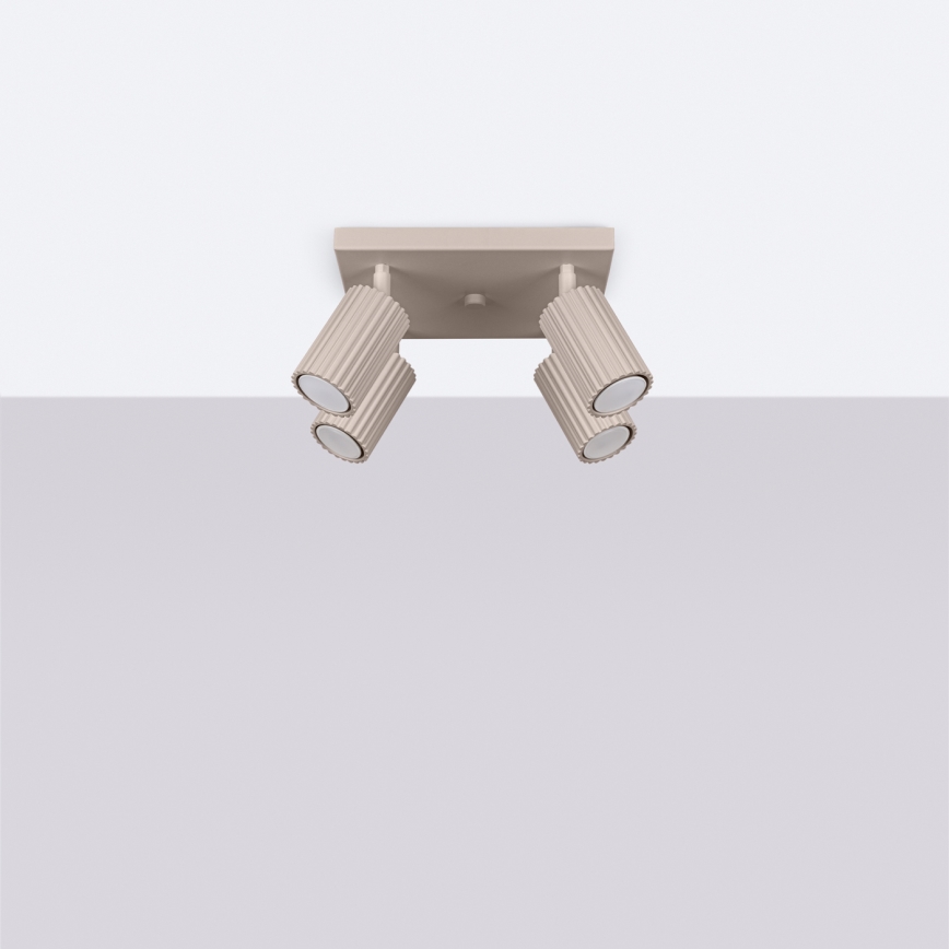 Brilagi - LED Bodové svítidlo CRESTO 4xGU10/10W/230V taupe