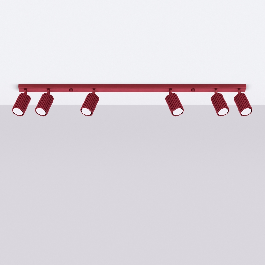 Brilagi - LED Bodové svítidlo CRESTO 6xGU10/10W/230V burgundy
