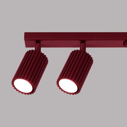Brilagi - LED Bodové svítidlo CRESTO 6xGU10/10W/230V burgundy