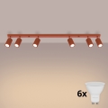 BRILAGI - LED Bodové svítidlo CRESTO 6xGU10/10W/230V oranžová