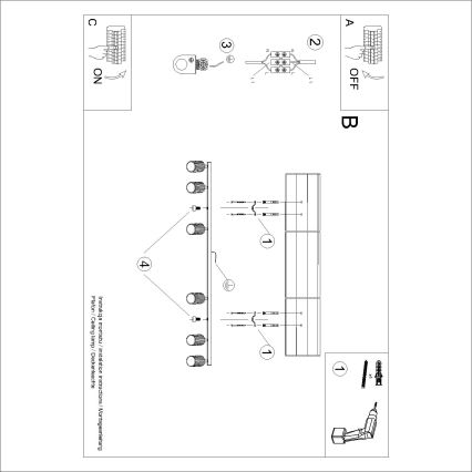 Brilagi - LED Bodové svítidlo CRESTO 6xGU10/10W/230V tyrkysová