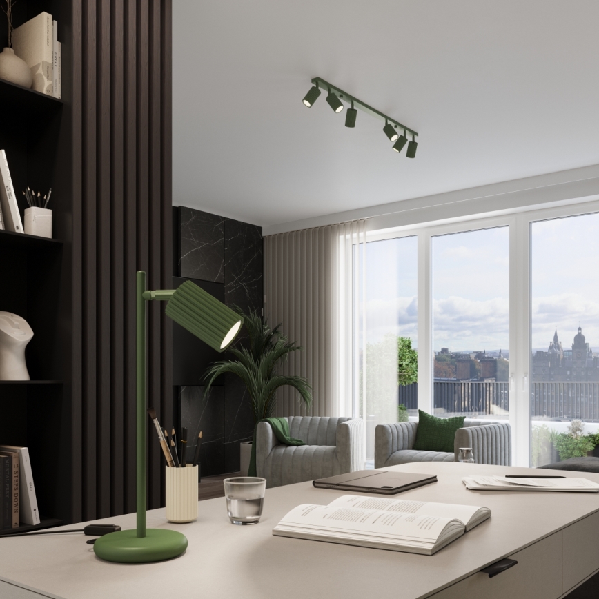 Brilagi - LED Bodové svítidlo CRESTO 6xGU10/10W/230V zelená