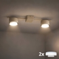 Brilagi - LED Bodové svítidlo MONO 2xGX53/12W/230V béžová