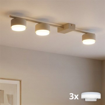 Brilagi - LED Bodové svítidlo MONO 3xGX53/13W/230V béžová