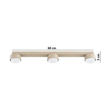 Brilagi - LED Bodové svítidlo MONO 3xGX53/30W/230V béžová