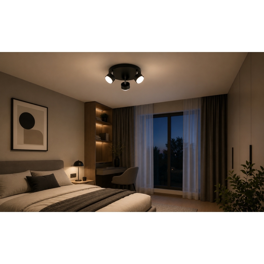 Brilagi - LED Bodové svítidlo MONO 3xGX53/30W/230V černá
