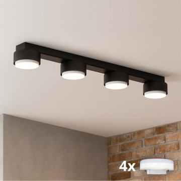 Brilagi - LED Bodové svítidlo MONO 4xGX53/13W/230V černá