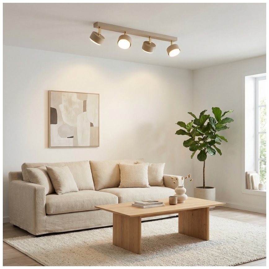 Brilagi - LED Bodové svítidlo MONO 4xGX53/30W/230V béžová