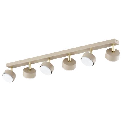 Brilagi - LED Bodové svítidlo MONO 6xGX53/30W/230V béžová/zlatá