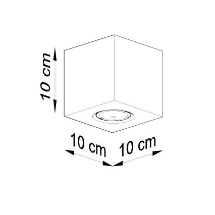 Brilagi -  LED Bodové svítidlo MURO 1xGU10/7W/230V beton