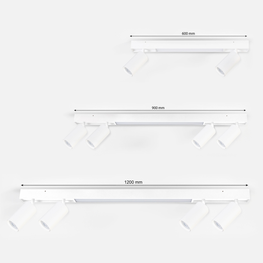 Brilagi - LED Bodové svítidlo SELE 2xGU10/30W/230V + LED/15W bílá