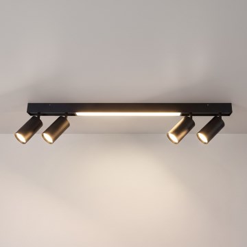 Brilagi - LED Bodové svítidlo SELE 4xGU10/30W/230V + LED/20W černá