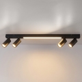 Brilagi - LED Bodové svítidlo SELE 4xGU10/30W/230V + LED/25W černá