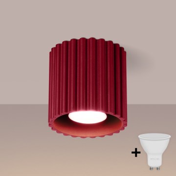 Brilagi - LED Bodové svítidlo SFERA 1xGU10/10W/230V pr. 10 cm burgundy