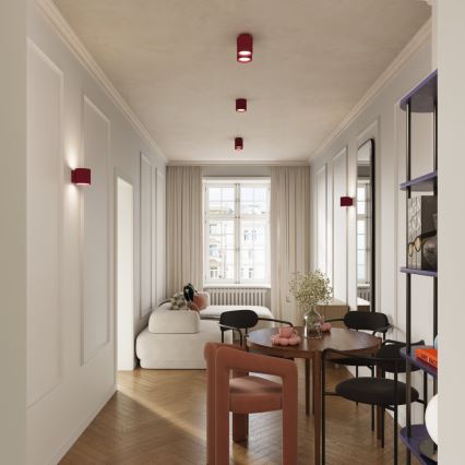 Brilagi - LED Bodové svítidlo SFERA 1xGU10/10W/230V pr. 10 cm burgundy