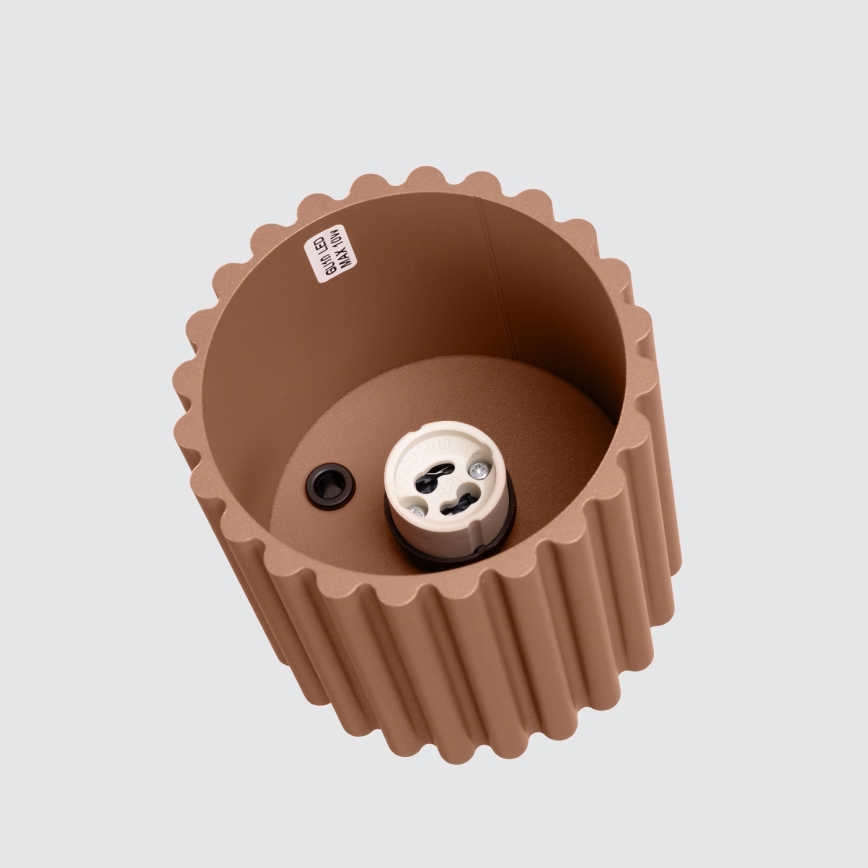 Brilagi - LED Bodové svítidlo SFERA 1xGU10/10W/230V pr. 10 cm hnědá