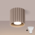 Brilagi - LED Bodové svítidlo SFERA 1xGU10/10W/230V pr. 10 cm taupe