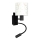 Brilagi - LED Dětská flexibilní nástěnná lampa BOBO 1xE27/25W/230V + LED/3W černá/bílá/králíčci