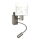 Brilagi - LED Dětská flexibilní nástěnná lampa BOBO 1xE27/25W/230V + LED/3W matný chrom/bílá/jednorožci