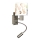 Brilagi - LED Dětská flexibilní nástěnná lampa BOBO 1xE27/25W/230V + LED/3W matný chrom/bílá/zvířátka