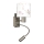Brilagi - LED Dětská flexibilní nástěnná lampa BOBO 1xE27/25W/230V + LED/3W matný chrom/krémová/králíčci