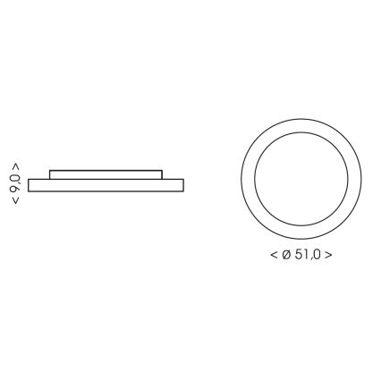 BRILAGI - LED Dětské stropní svítidlo ASTRO LED/60W/230V 3000/4500/6000K pr. 51 cm