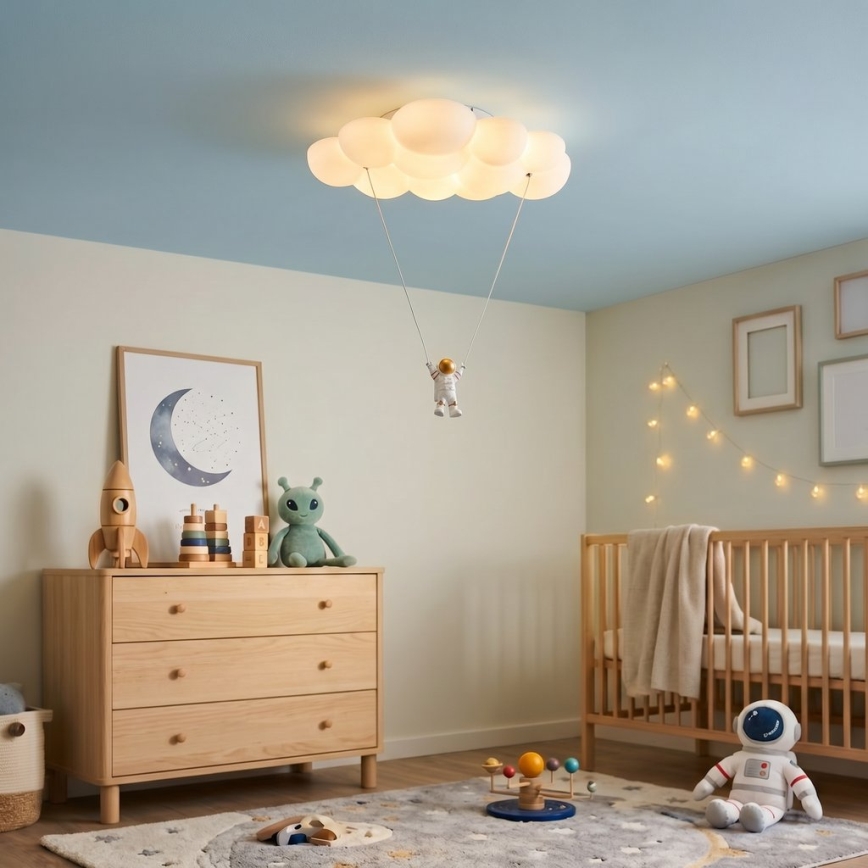 Brilagi - LED Dětské stropní svítidlo ASTRO LED/77W/230V bílá