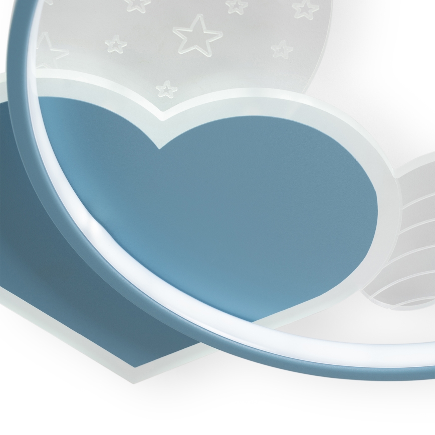 Brilagi - LED Dětské stropní svítidlo LOVE LED/48W/230V 3000/4500/6000K modrá