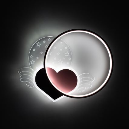 Brilagi - LED Dětské stropní svítidlo LOVE LED/48W/230V 3000/4500/6000K růžová