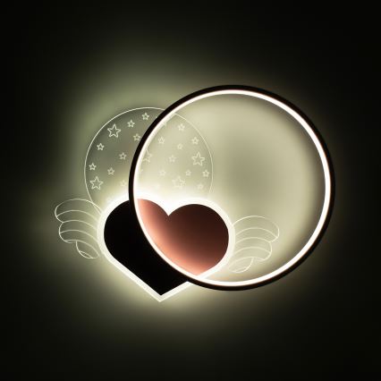 Brilagi - LED Dětské stropní svítidlo LOVE LED/48W/230V 3000/4500/6000K růžová