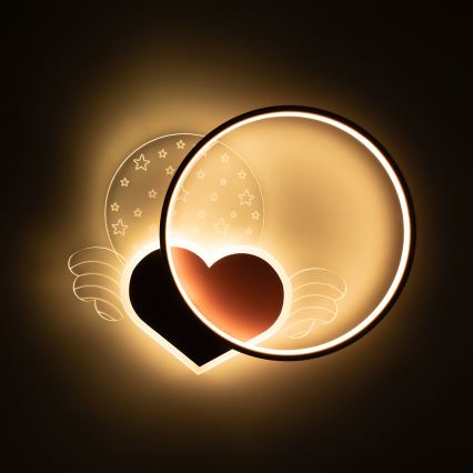 Brilagi - LED Dětské stropní svítidlo LOVE LED/48W/230V 3000/4500/6000K růžová