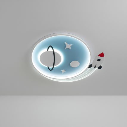 Brilagi - LED Dětské stropní svítidlo STARSHIP LED/64W/230V 3000/4500/6000K modrá