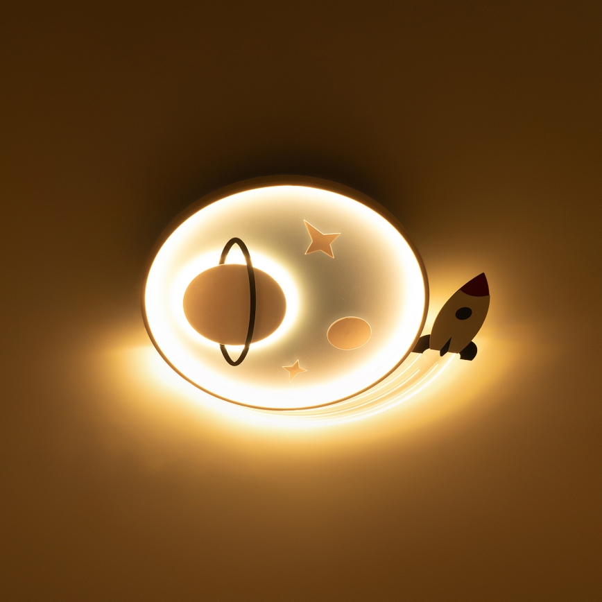 Brilagi - LED Dětské stropní svítidlo STARSHIP LED/64W/230V 3000/4500/6000K modrá