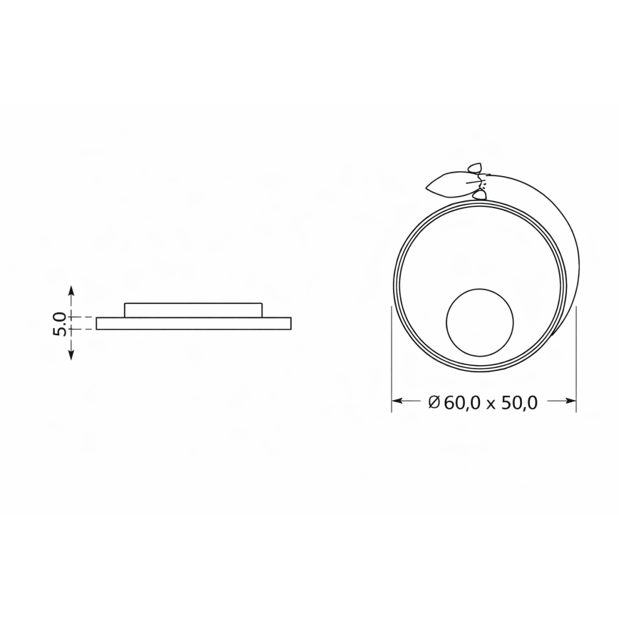 Brilagi - LED Dětské stropní svítidlo STARSHIP LED/64W/230V 3000/4500/6000K modrá