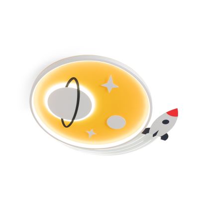 Brilagi - LED Dětské stropní svítidlo STARSHIP LED/64W/230V 3000/4500/6000K žlutá