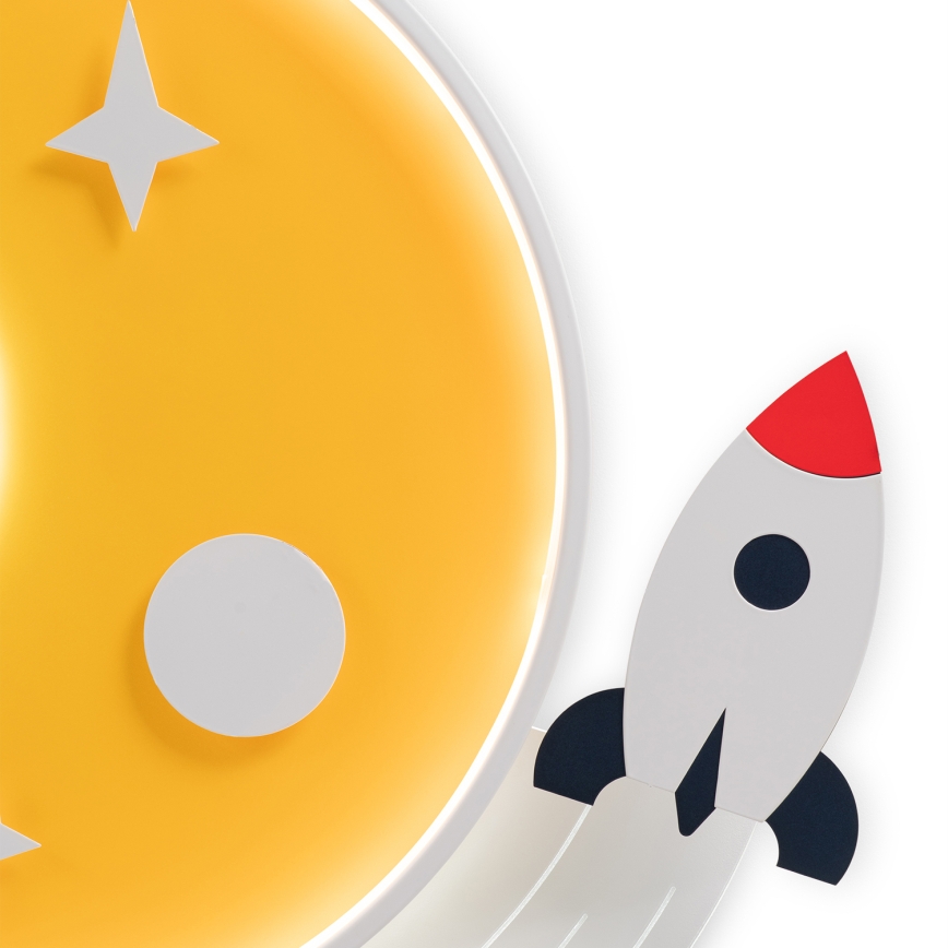 Brilagi - LED Dětské stropní svítidlo STARSHIP LED/64W/230V 3000/4500/6000K žlutá