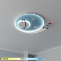 Brilagi -LED Dětské stropní svítidlo STARSHIP LED/64W/230V 3000/4500K modrá