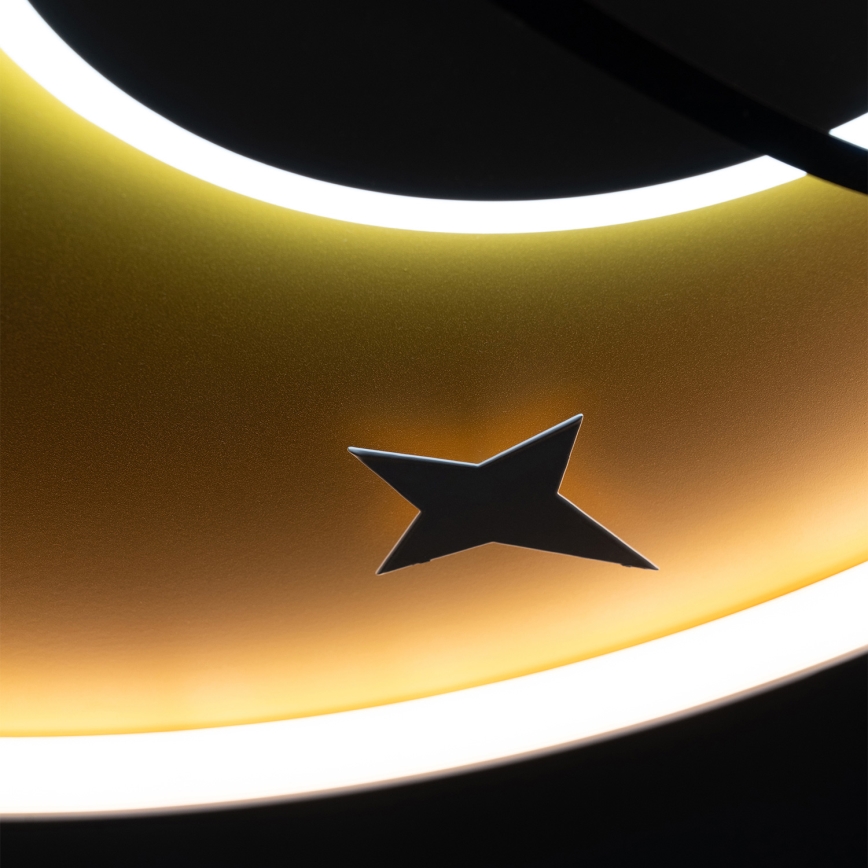 Brilagi -LED Dětské stropní svítidlo STARSHIP LED/64W/230V 3000/4500K žlutá